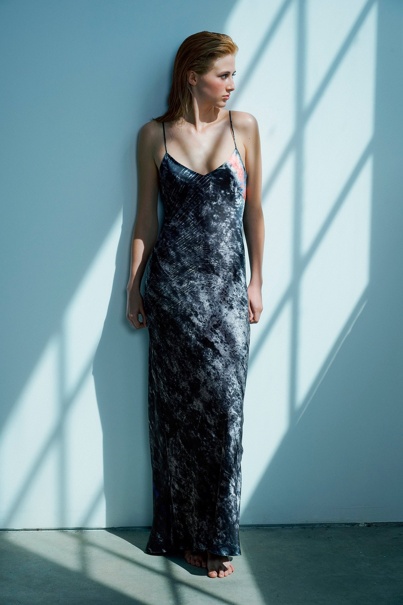 Luna Silk Satin Slip Dress