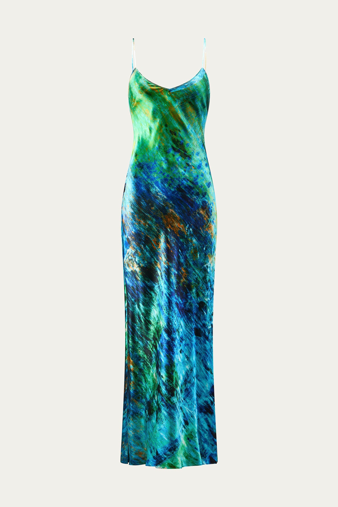 Giverny Silk Satin Slip Dress