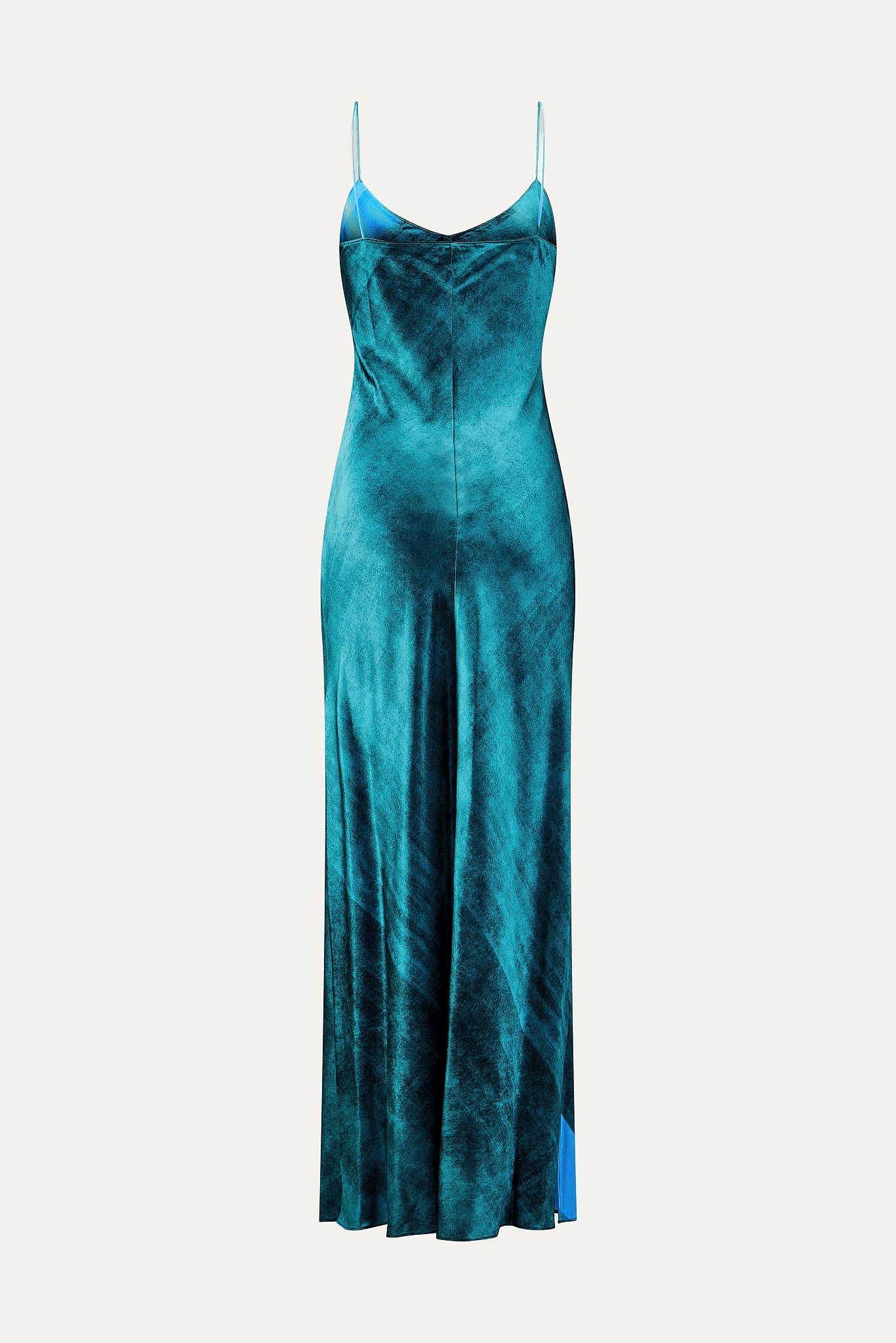 Glacier Silk Satin Slip Dress
