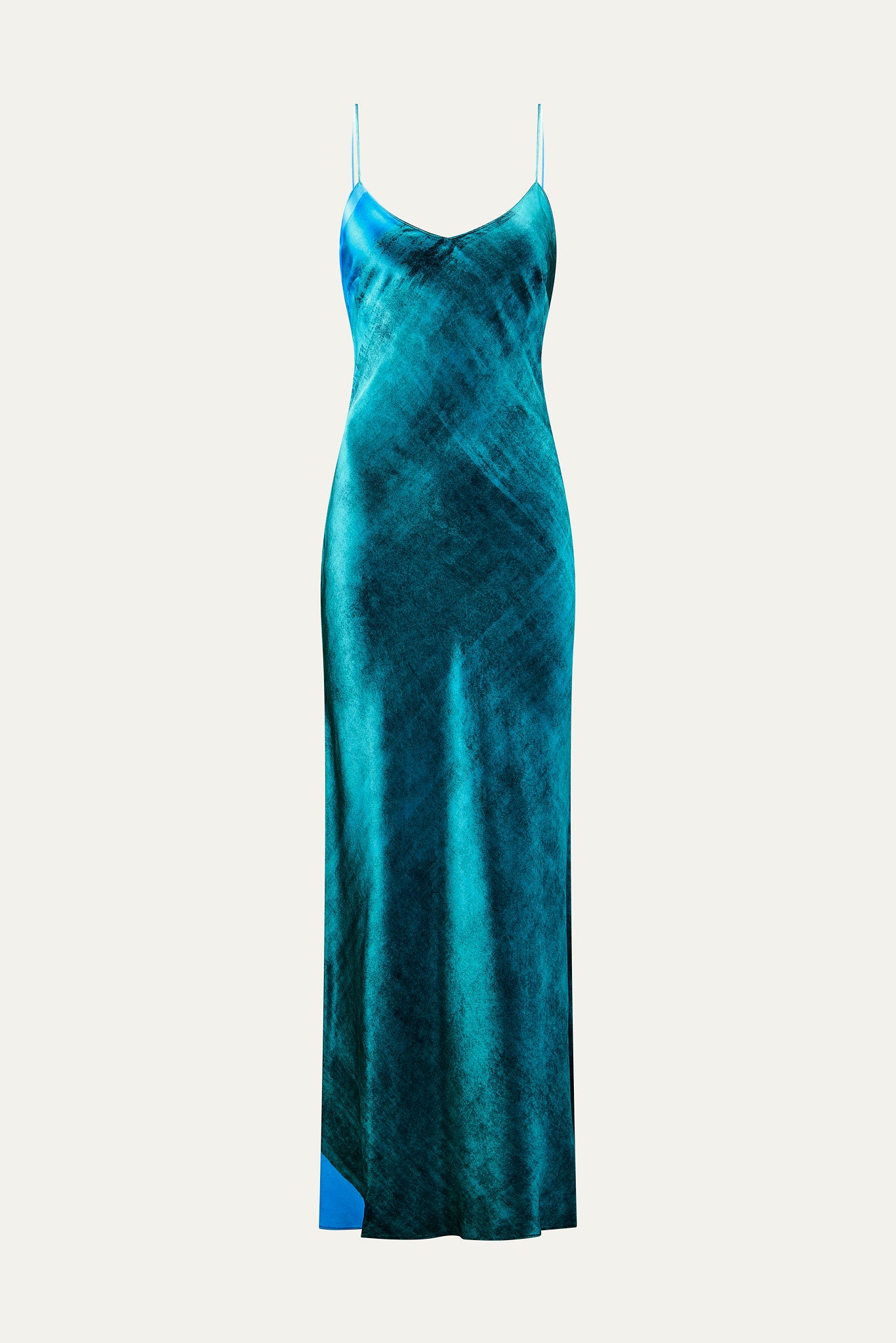 Glacier Silk Satin Slip Dress