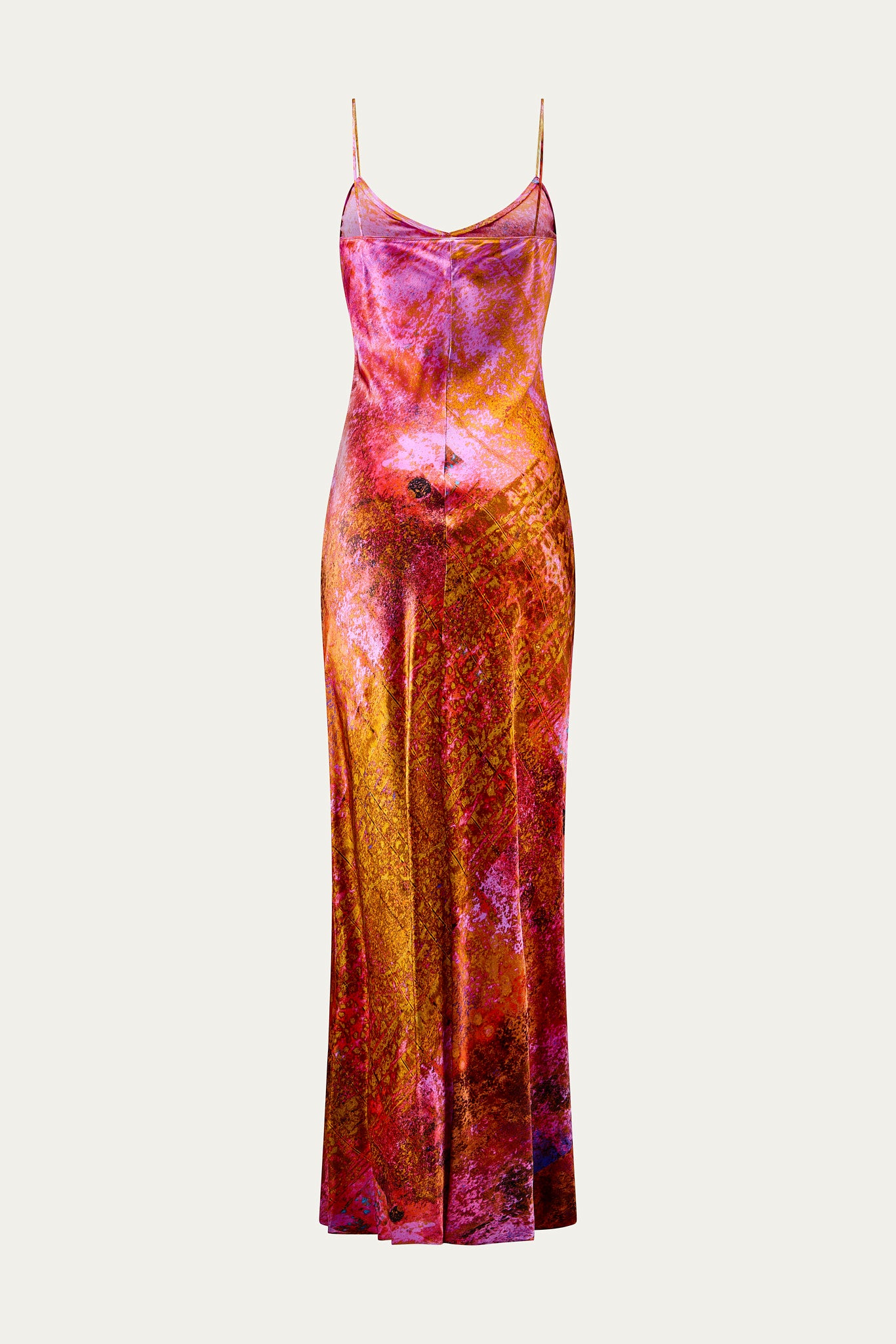 Sakura Silk Satin Slip Dress