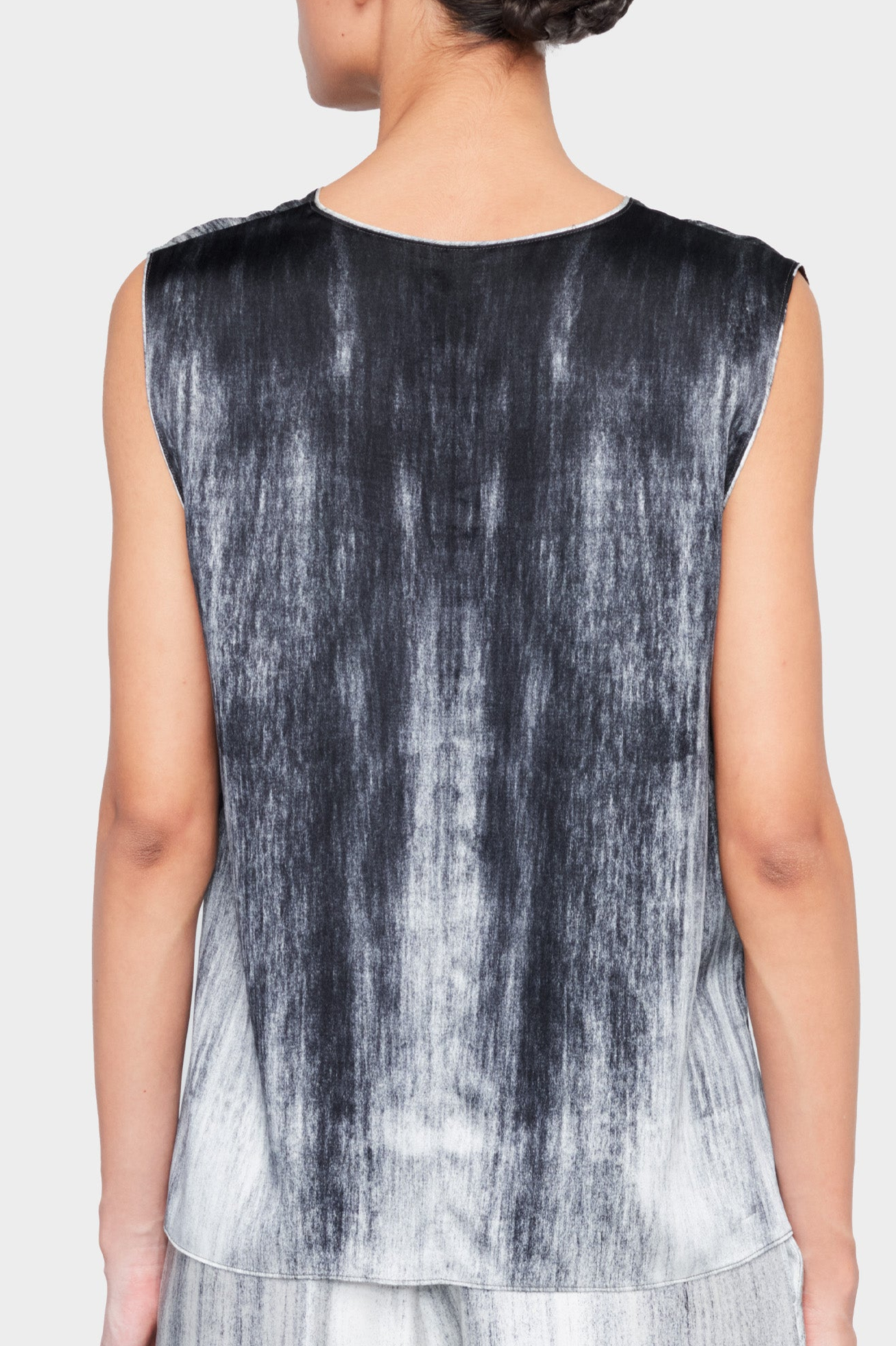 TX3 SH7 | Silk-Satin Cascade Vest