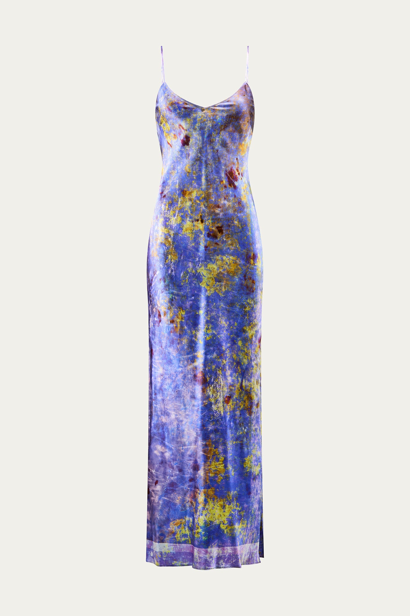 Valensole Silk Satin Slip Dress