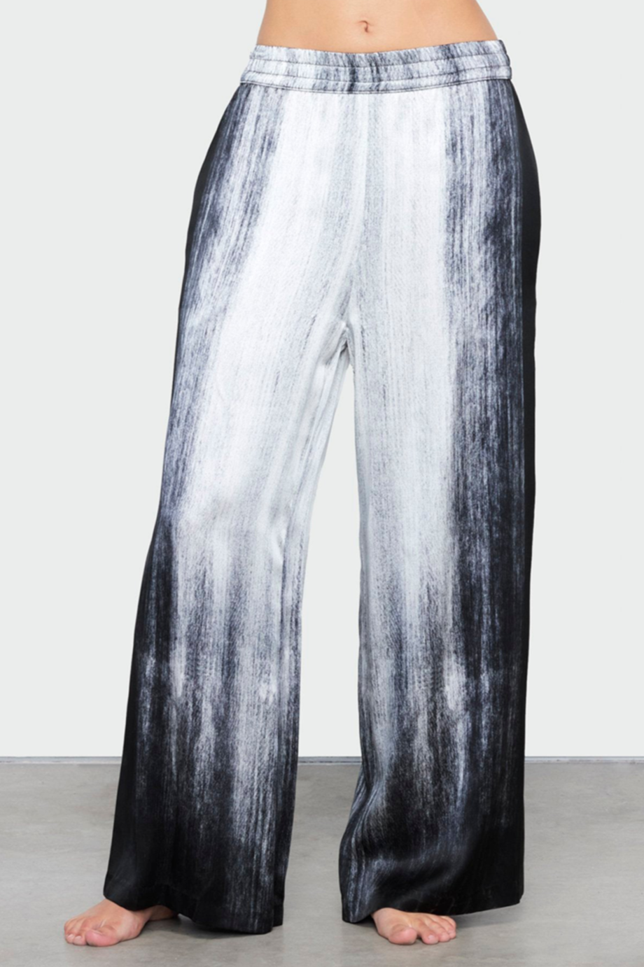 TX3 SH11 | Silk-Satin Wide Leg Pant